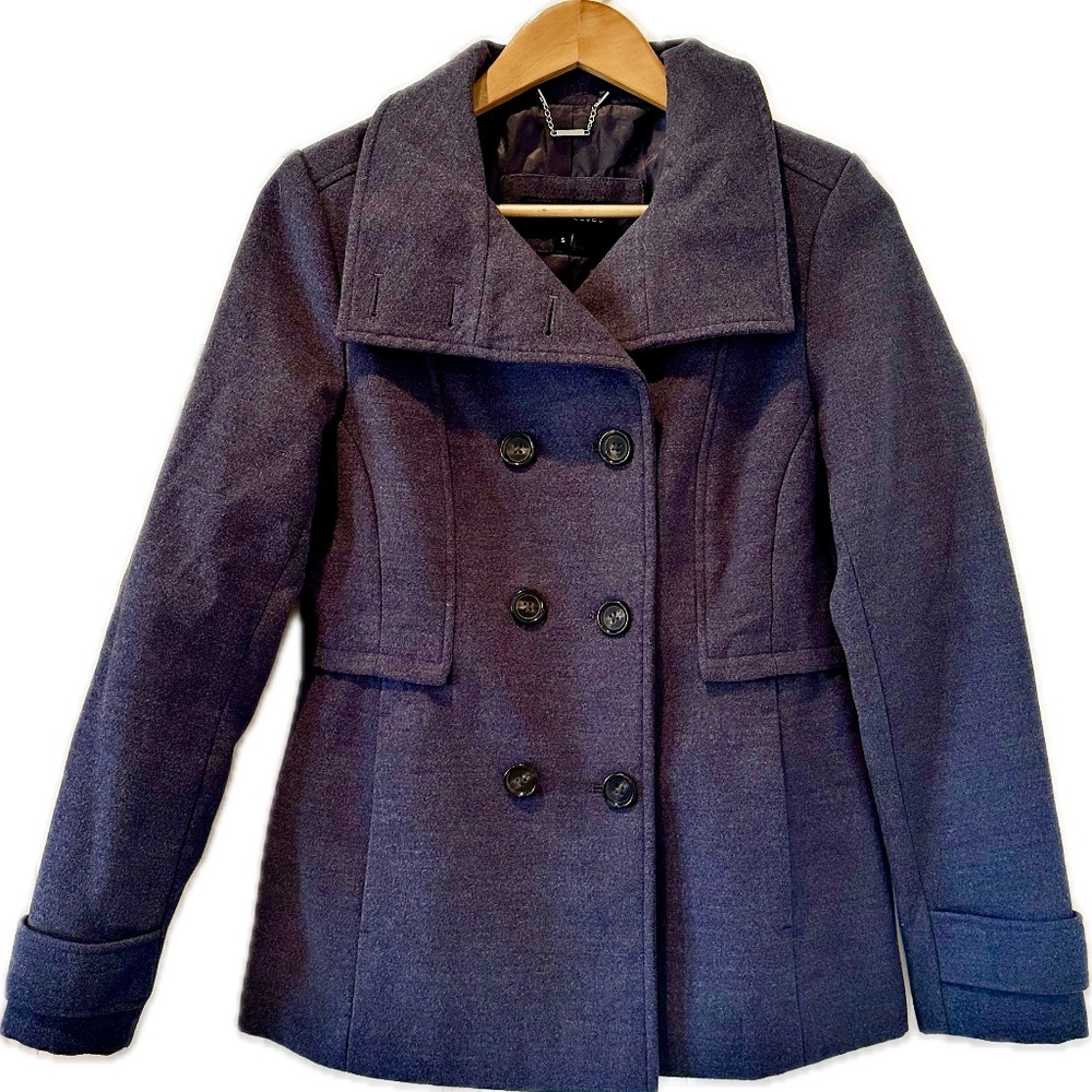 Black Rivet Women's Navy Wool Jacket Size Small